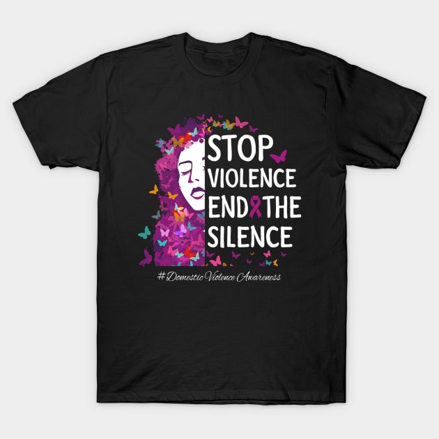 Domestic Violence Awareness T-Shirt by sevalyilmazardal